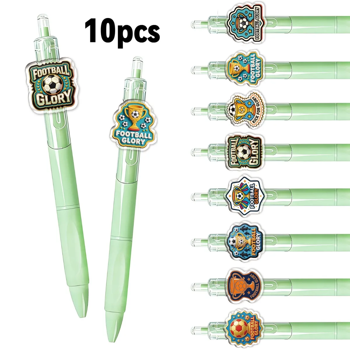 8PCS/10PCS Football 'I Love Football' Creative Stationery Set - Student & Office Ballpoint Pens Gift Pen for Friends Birthday
8PCS/10PCS Football 'I Love Football' Creative Stationery Set - Student & Office Ballpoint Pens Gift Pen for Friends Birthday