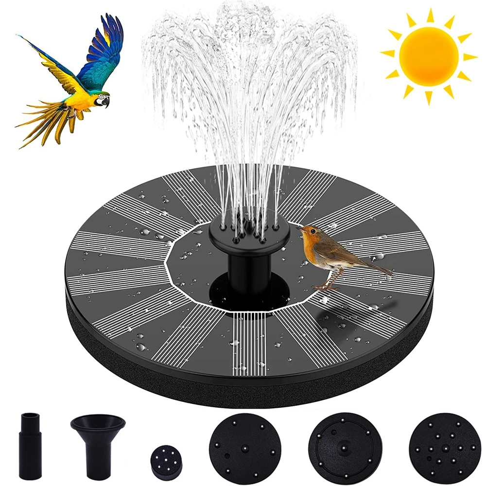 Floating Solar Powered Outdoor for Bird Bath Home Water Pump Fountain Solar Fountain Garden Decor
Floating Solar Powered Outdoor for Bird Bath Home Water Pump Fountain Solar Fountain Garden Decor