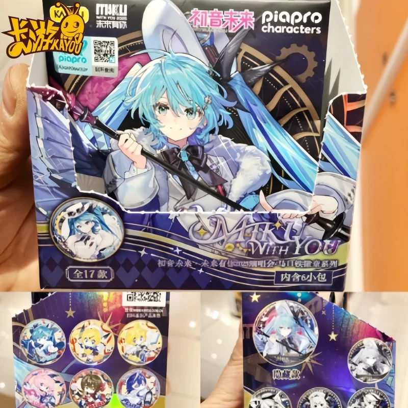 Original Kayou Hatsune Miku Tinplate Badge Series The Future Has You 2025 Concert Whole Box Animation Periphery Toys Gifts
Original Kayou Hatsune Miku Tinplate Badge Series The Future Has You 2025 Concert Whole Box Animation Periphery Toys Gifts