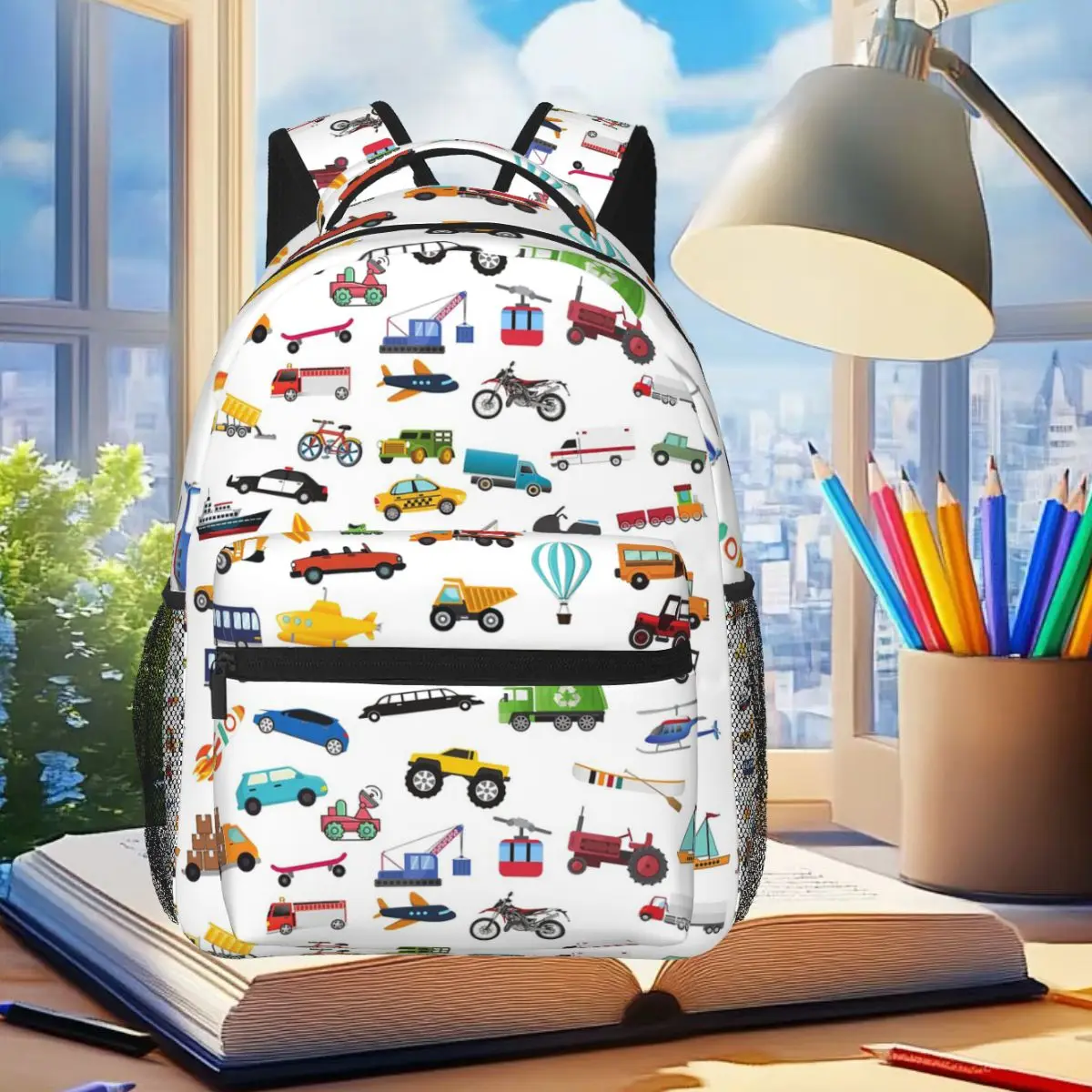 Транспортная коллекция That Move Vehicle, студенческий рюкзак, школьная сумка, походный дорожный рюкзак для мужчин и женщин, сумка для книг, сумка на плечо 
Транспортная коллекция That Move Vehicle, студенческий рюкзак, школьная сумка, походный дорожный рюкзак для мужчин и женщин, сумка для книг, сумка на плечо