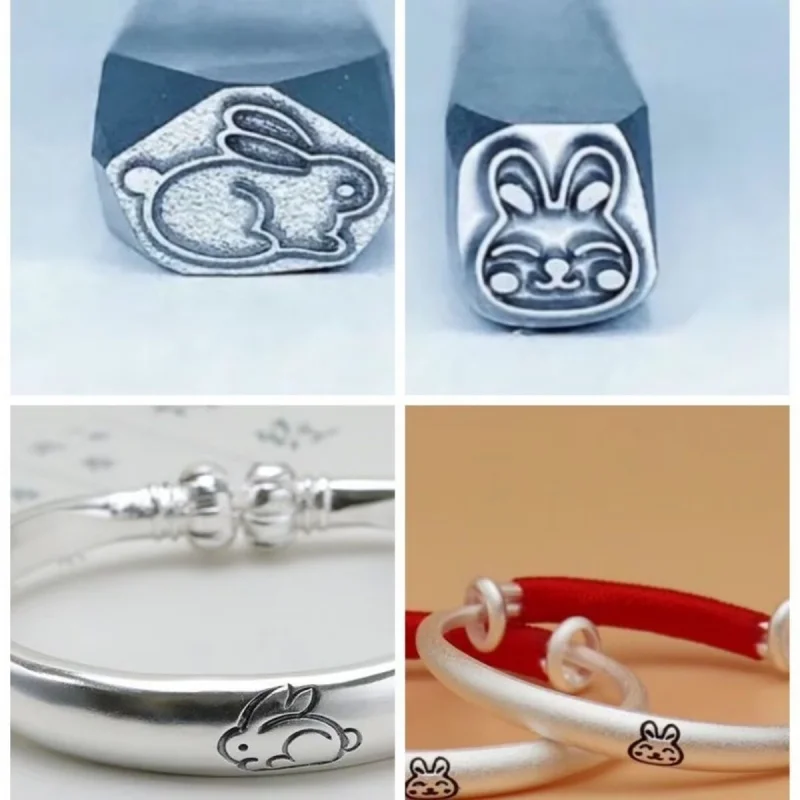 Jewelry Stamp Bracelet Ring Engraving Mold Rabbit Pattern Jewelry Steel Stamp Gold and Silver Jewelry Tools
Jewelry Stamp Bracelet Ring Engraving Mold Rabbit Pattern Jewelry Steel Stamp Gold and Silver Jewelry Tools