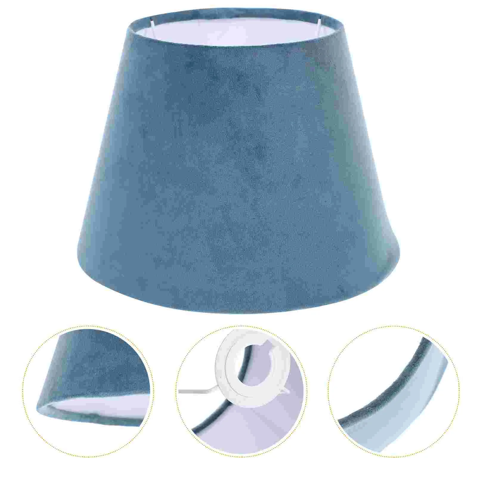 Fabric Table Lamp Lampshade Blue Shades Metal Lanterns Vintage Light Cover Clip on Bulb Replacement
Fabric Table Lamp Lampshade Blue Shades Metal Lanterns Vintage Light Cover Clip on Bulb Replacement