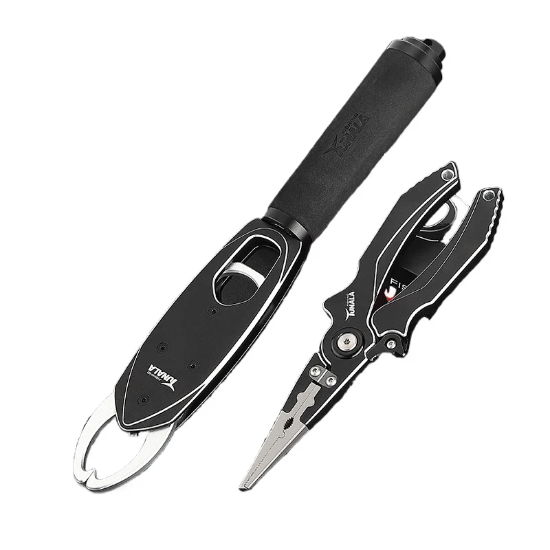 Aluminum Alloy Fishing Pliers Set - With Scale, Big Fish Control, Needle-nose, Line Cutter, Hook Remover, Fishing Accessories
Aluminum Alloy Fishing Pliers Set - With Scale, Big Fish Control, Needle-nose, Line Cutter, Hook Remover, Fishing Accessories