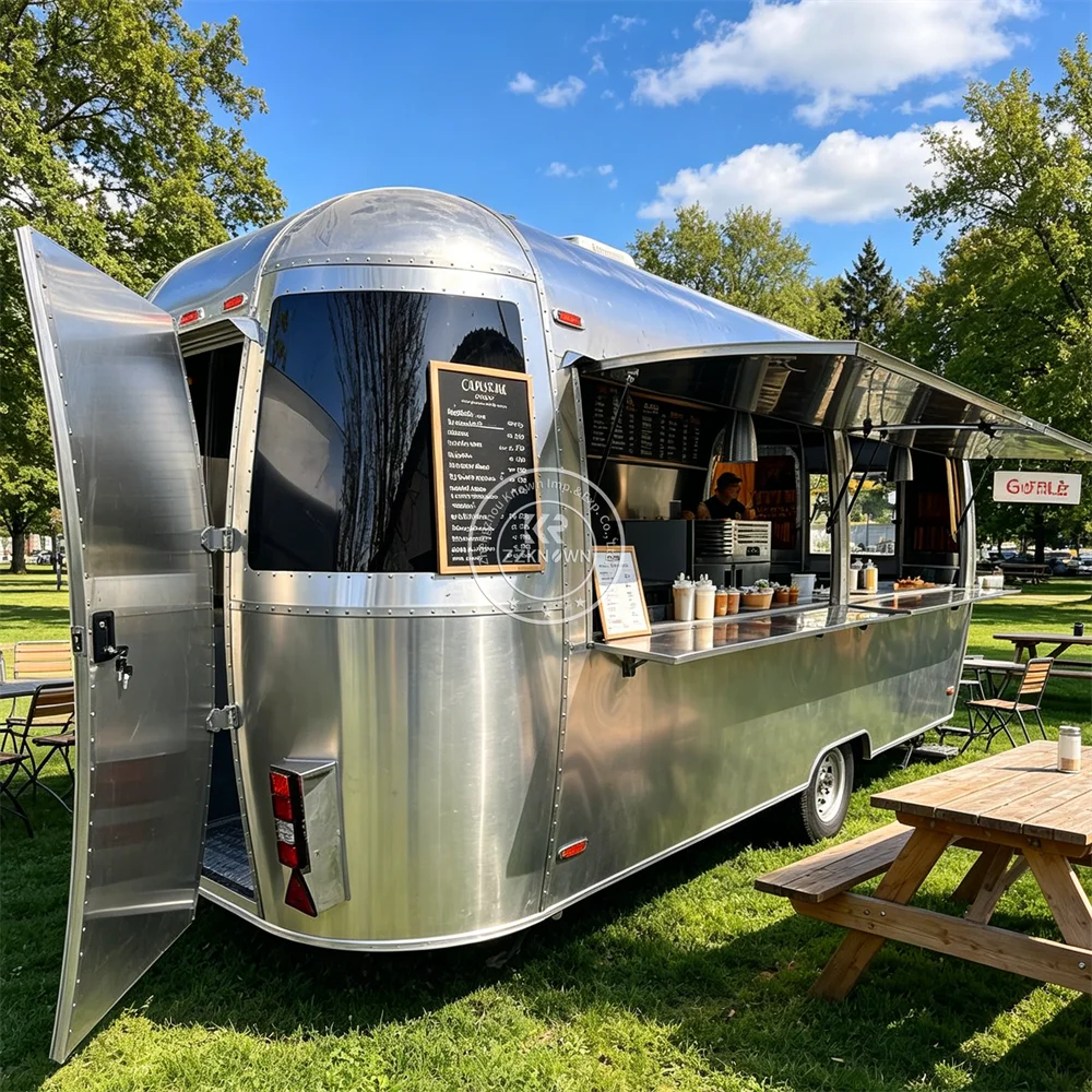 Fully Equipped Mobile Kitchen Ice Cream Truck Hot Dog Snack Trailer Concession Food Trailer With Complete Kitchen Setup
Fully Equipped Mobile Kitchen Ice Cream Truck Hot Dog Snack Trailer Concession Food Trailer With Complete Kitchen Setup