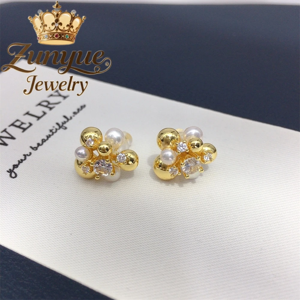 Natural Freshwater Pearl Flower Ball Earrings Luxury Quality Jewelry Best Selling Fashion Fine Jewelry Exquisite Charms Popular
Natural Freshwater Pearl Flower Ball Earrings Luxury Quality Jewelry Best Selling Fashion Fine Jewelry Exquisite Charms Popular