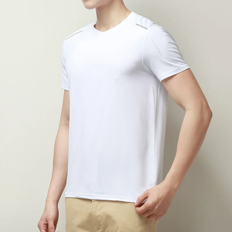 2024 Ice Silk T-shirt Short Sleeved Round Neck Top Couple Men's Sports and Fitness Lightweight and Simple Summer Loose T-shirt
2024 Ice Silk T-shirt Short Sleeved Round Neck Top Couple Men's Sports and Fitness Lightweight and Simple Summer Loose T-shirt