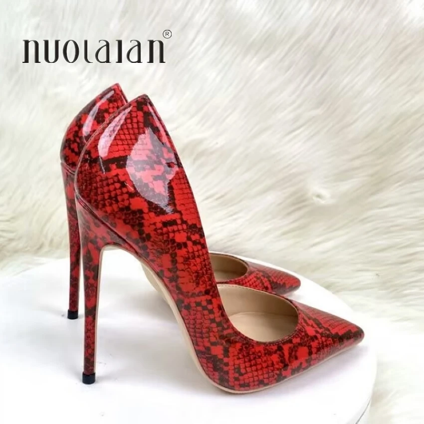 Sexy Shoes Woman High Heels Womens Lady Pumps High Heel Shoe Ladies Shoes Red Snake Printed Women Pumps 8 10 12 cm
Sexy Shoes Woman High Heels Womens Lady Pumps High Heel Shoe Ladies Shoes Red Snake Printed Women Pumps 8 10 12 cm
