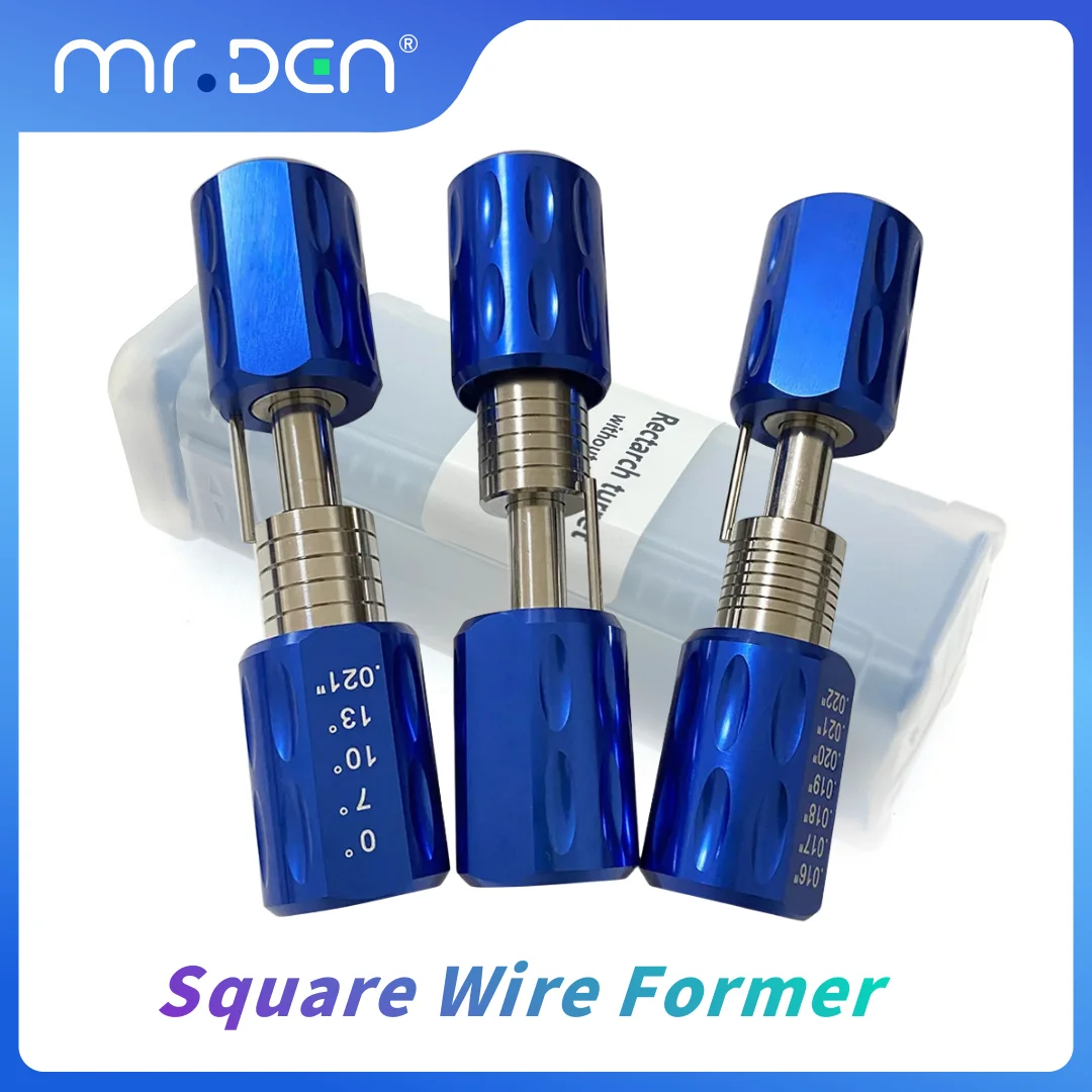 MR.DEN Square Arch Wire Former High Hardness Colorful Blue Lightweight Dental Orthodontic Shaping Tool
MR.DEN Square Arch Wire Former High Hardness Colorful Blue Lightweight Dental Orthodontic Shaping Tool