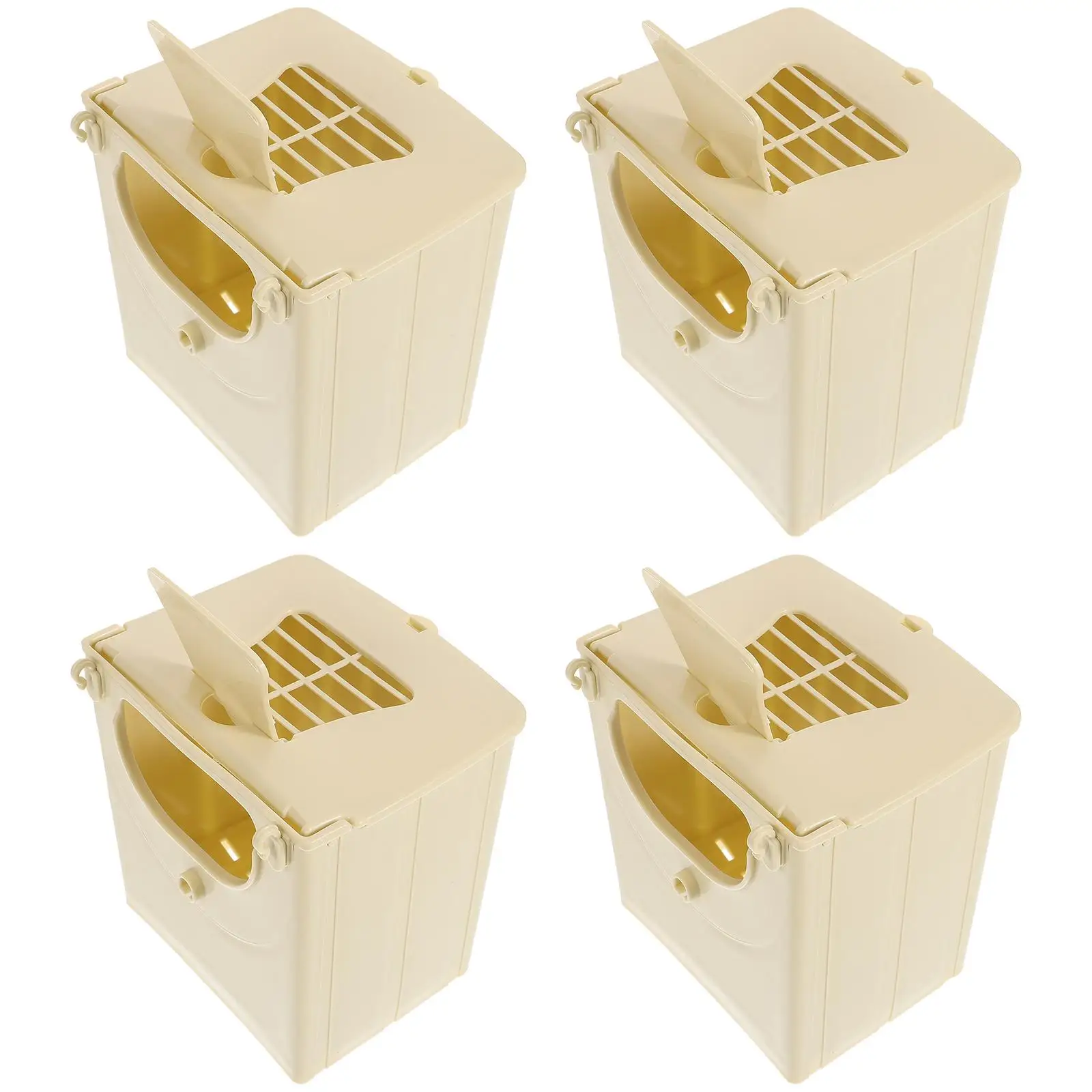 4 Pcs Bird Breeding Box Plastic Hutch for Finches Small Parrots Lovebirds Nesting Boxes Hanging Cage Hatching House Pet Supplies
4 Pcs Bird Breeding Box Plastic Hutch for Finches Small Parrots Lovebirds Nesting Boxes Hanging Cage Hatching House Pet Supplies