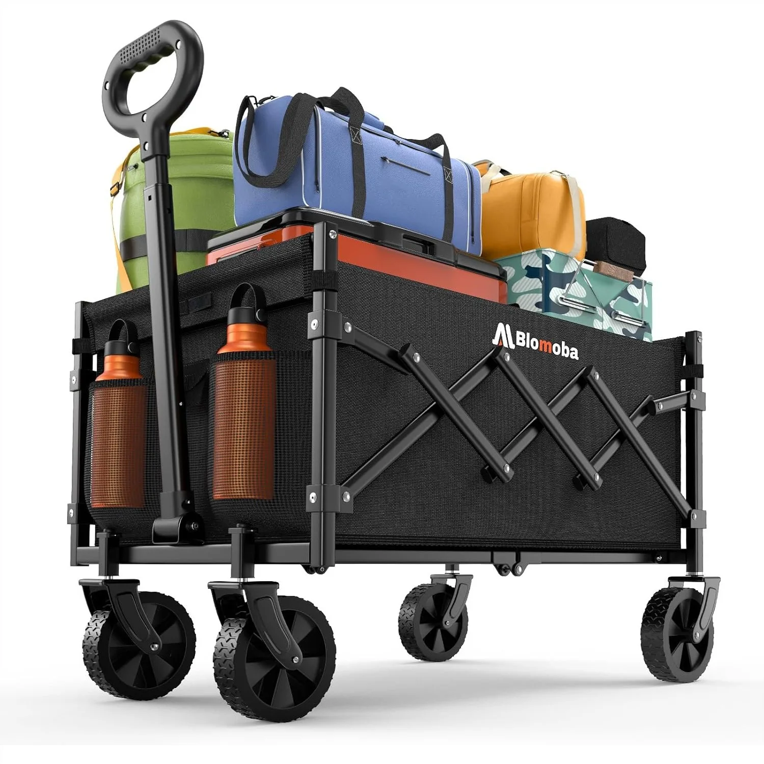 Collapsible Wagon with Wheels, 220 lbs Capacity Foldable Utility Cart, Heavy Duty Portable Wagon for Grocery, Camping, Beach
Collapsible Wagon with Wheels, 220 lbs Capacity Foldable Utility Cart, Heavy Duty Portable Wagon for Grocery, Camping, Beach