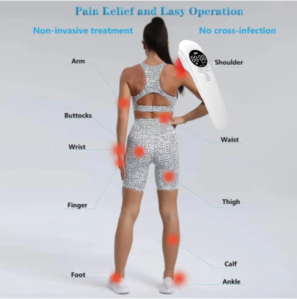 Powerful Low Level Laser Therapy Cold Laser Therapy Device Pain Relief LLLT Soft Red Light Laser Therapy + Goggles
Powerful Low Level Laser Therapy Cold Laser Therapy Device Pain Relief LLLT Soft Red Light Laser Therapy + Goggles
