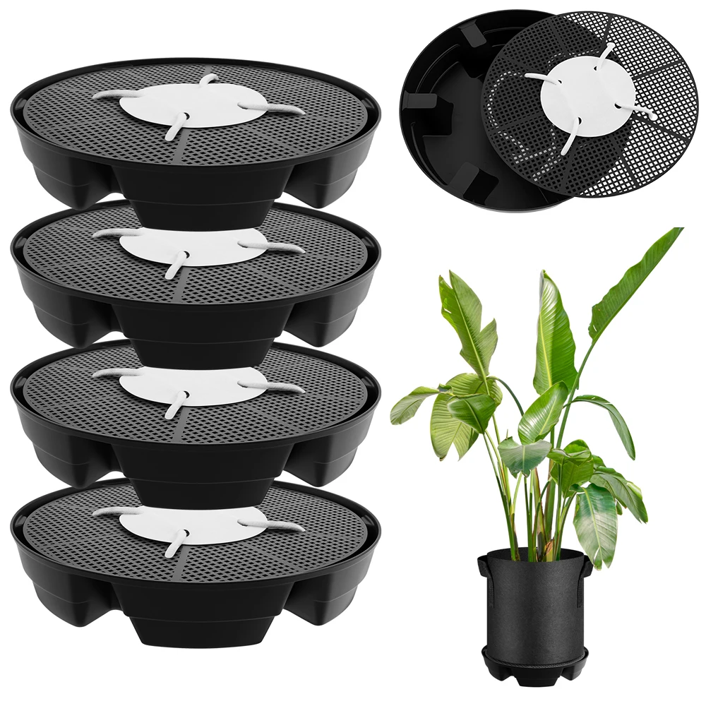 4Pcs Self Watering Plant Saucer 2.8L Large Capacity Self Irrigation Plant Tray Reusable Pot Base Set for Indoor Garden Decor
4Pcs Self Watering Plant Saucer 2.8L Large Capacity Self Irrigation Plant Tray Reusable Pot Base Set for Indoor Garden Decor