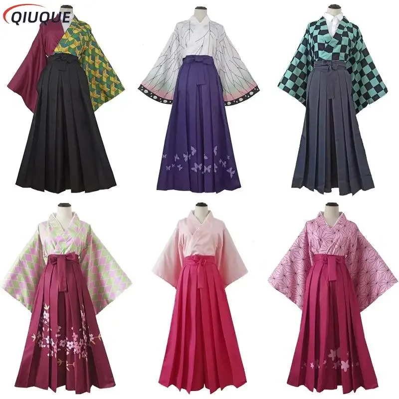 Kamado Tanjyrou Nezuko Kochou Shinobu Tomioka Giyuu Kanroji Mitsuri Tsuyuri Kanao Cosplay Costume Kimono Dress Anime Suit
Kamado Tanjyrou Nezuko Kochou Shinobu Tomioka Giyuu Kanroji Mitsuri Tsuyuri Kanao Cosplay Costume Kimono Dress Anime Suit