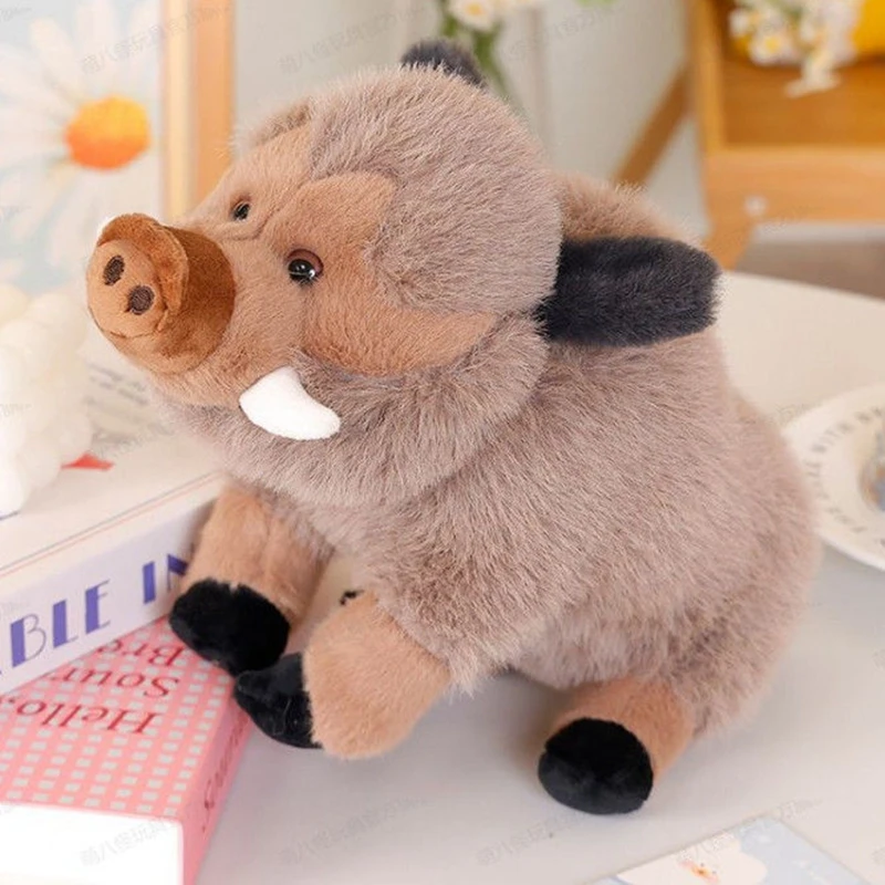 25cm Cute and Ugly Wild Boar Plush Toy a New Type of Lucky Little Piglet with Big Fangs a Birthday and Christmas Gift for Child 
25cm Cute and Ugly Wild Boar Plush Toy a New Type of Lucky Little Piglet with Big Fangs a Birthday and Christmas Gift for Child