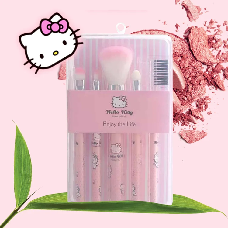 5Pcs Kawaii Sanrio Anime Makeup Brush Set Cute Hello Kitty Cartoon Foundation Make-Up Lip Brush Portable Brush Gifts for Girls
5Pcs Kawaii Sanrio Anime Makeup Brush Set Cute Hello Kitty Cartoon Foundation Make-Up Lip Brush Portable Brush Gifts for Girls