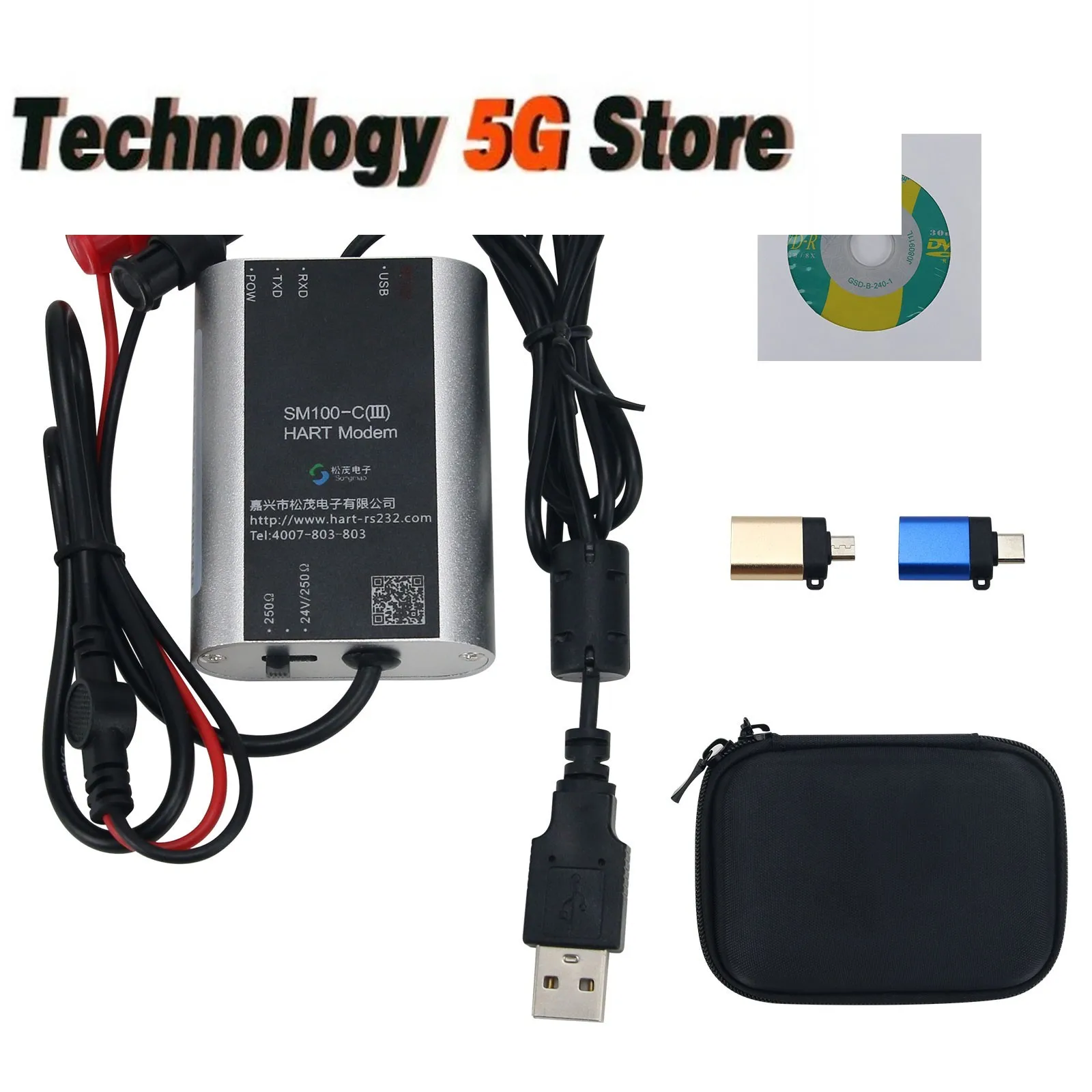 SM100-C (III) Standard Version Hart Modem USB to Hart Modem HART Cat Supports Mobile APP Debugging
SM100-C (III) Standard Version Hart Modem USB to Hart Modem HART Cat Supports Mobile APP Debugging
