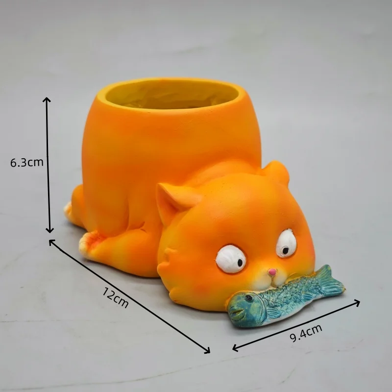 Милая ваза с изображением кота, сочная силиконовая форма, сделай сам, инструменты для украшения рабочего стола из смолы, украшение дома
Милая ваза с изображением кота, сочная силиконовая форма, сделай сам, инструменты для украшения рабочего стола из смолы, украшение дома
