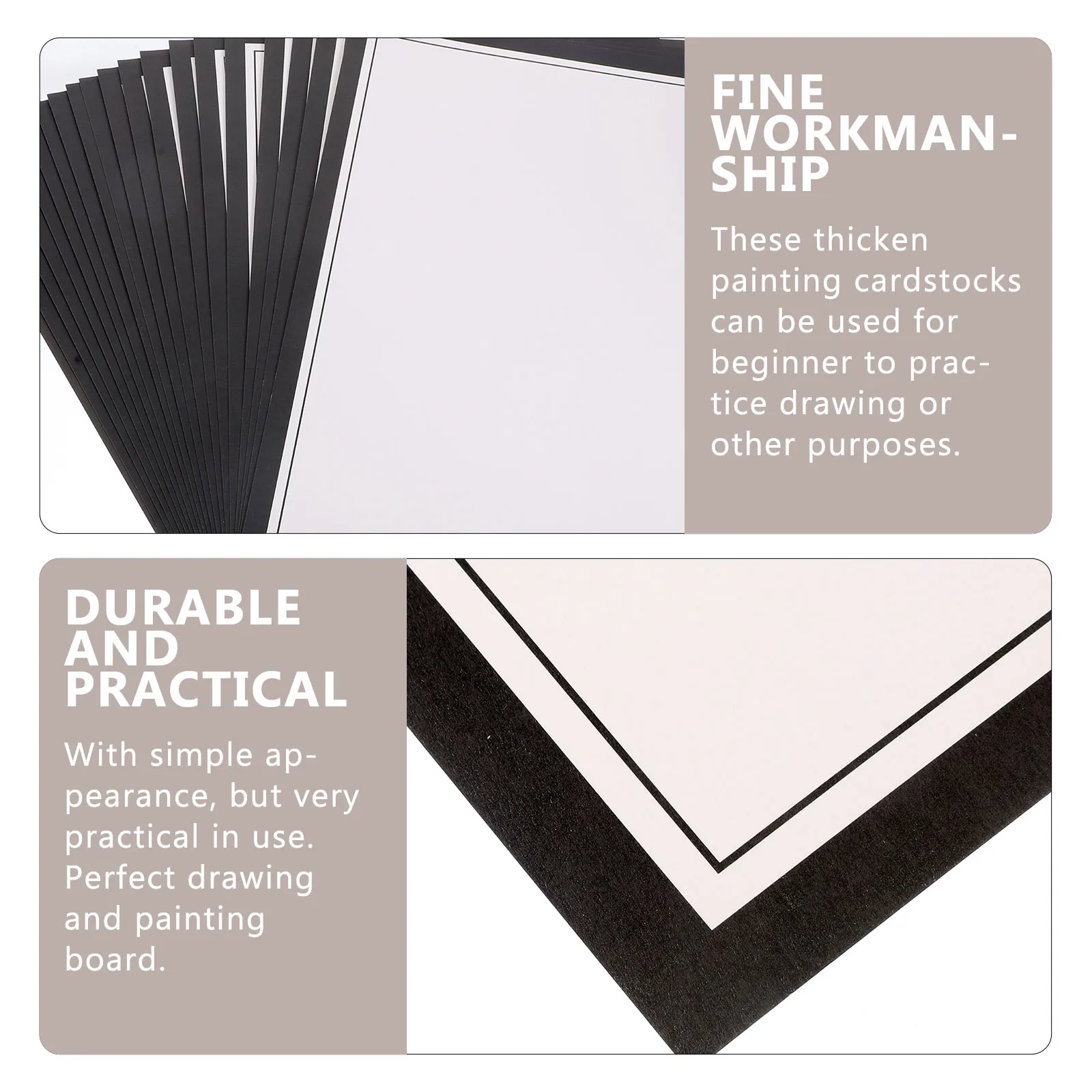 20pcs Thick Art Cardstock 230g Colored Paper for DIY Scrapbook Greeting Cards Kids Artwork Black Color Neat Edges Smooth Surface
20pcs Thick Art Cardstock 230g Colored Paper for DIY Scrapbook Greeting Cards Kids Artwork Black Color Neat Edges Smooth Surface