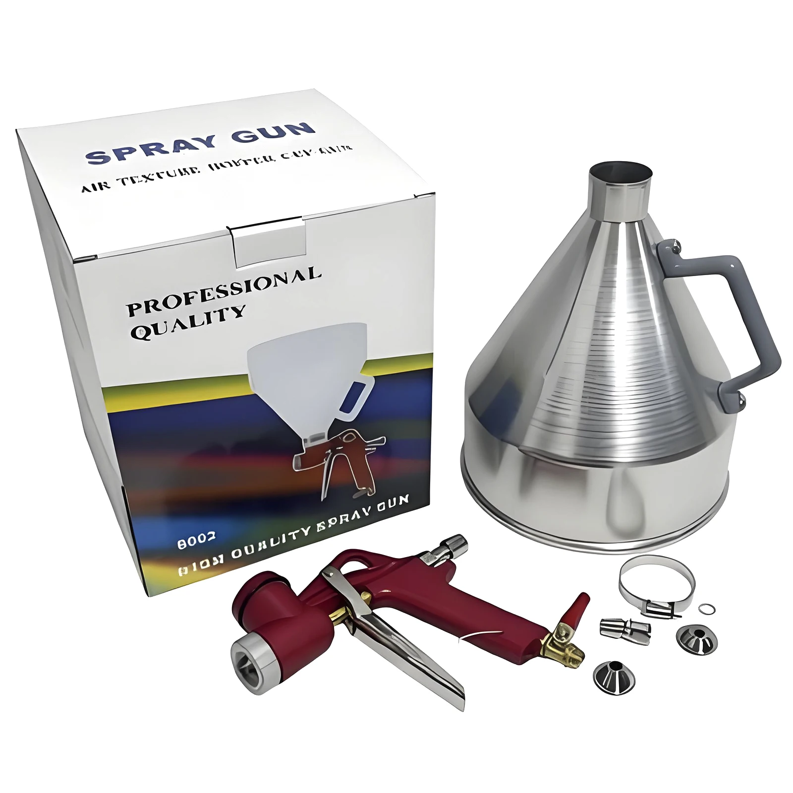 Funnel spray gun Stone paint waterproof coating plastic funnel spray gun putty external wall diatomaceous mud coating spray gun
Funnel spray gun Stone paint waterproof coating plastic funnel spray gun putty external wall diatomaceous mud coating spray gun