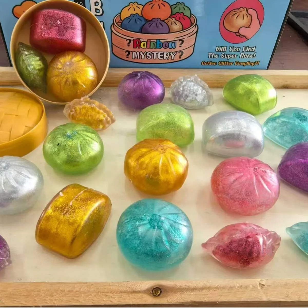 3Pcs Dumpling Squishy, Maltose Stress Ball, Slow Rebound Fidget Set, Aesthetic Desk Decor, Anxiety Relief Toy, Mystery Box
3Pcs Dumpling Squishy, Maltose Stress Ball, Slow Rebound Fidget Set, Aesthetic Desk Decor, Anxiety Relief Toy, Mystery Box