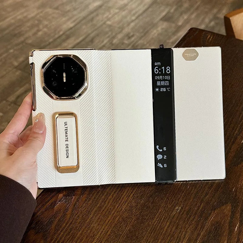 Handheld Flip Cover For Huawei Mate XT XTs Ultimate Case Book Leather Wristband Bracket Full Protective
Handheld Flip Cover For Huawei Mate XT XTs Ultimate Case Book Leather Wristband Bracket Full Protective