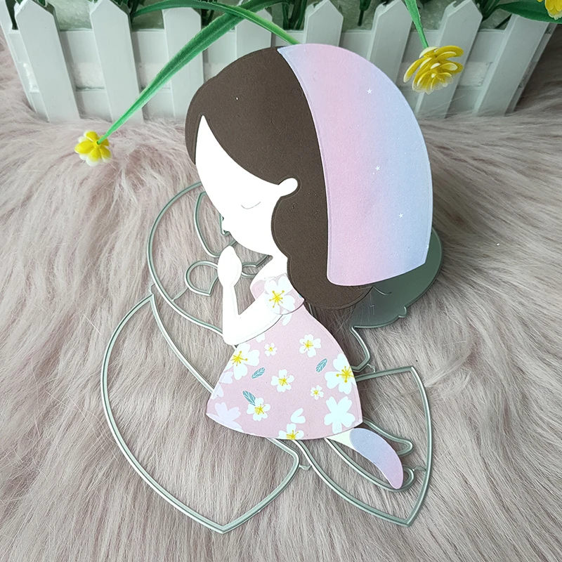 New Pray Girl metal cutting die mould scrapbook decoration embossed photo album decoration card making DIY handicrafts
New Pray Girl metal cutting die mould scrapbook decoration embossed photo album decoration card making DIY handicrafts