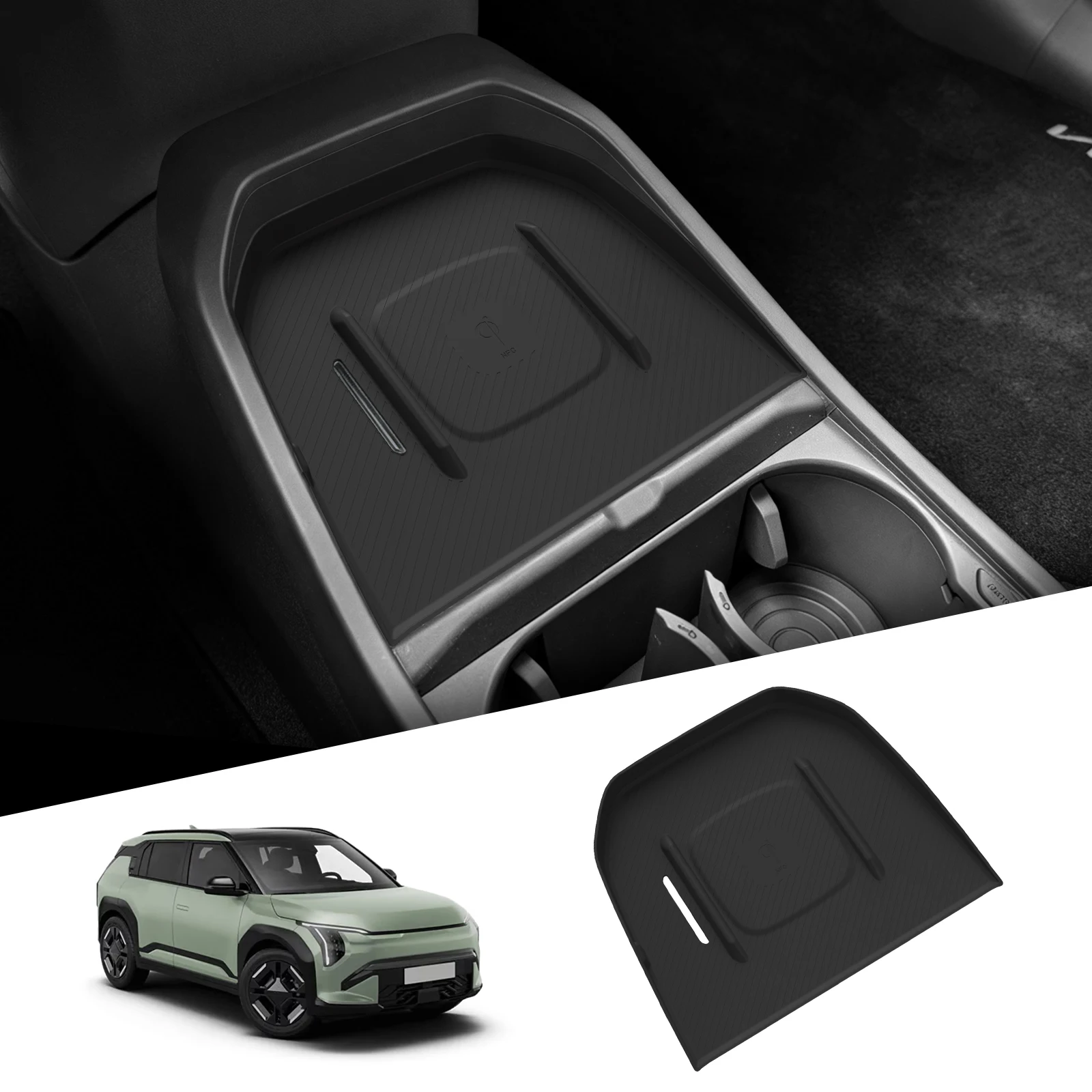 for Kia EV3 EV4 2024-2026 Car Anti Dirt Pad Mobile Wireless Charging Anti-Slip Mats Accessiories Silicone
for Kia EV3 EV4 2024-2026 Car Anti Dirt Pad Mobile Wireless Charging Anti-Slip Mats Accessiories Silicone