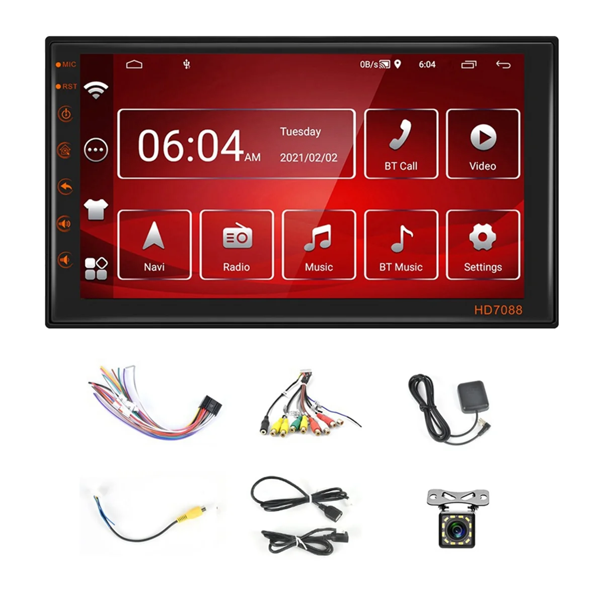Автомагнитола с 7-дюймовым сенсорным экраном, Android 13, GPS-навигацией, Bluetooth
Автомагнитола с 7-дюймовым сенсорным экраном, Android 13, GPS-навигацией, Bluetooth
