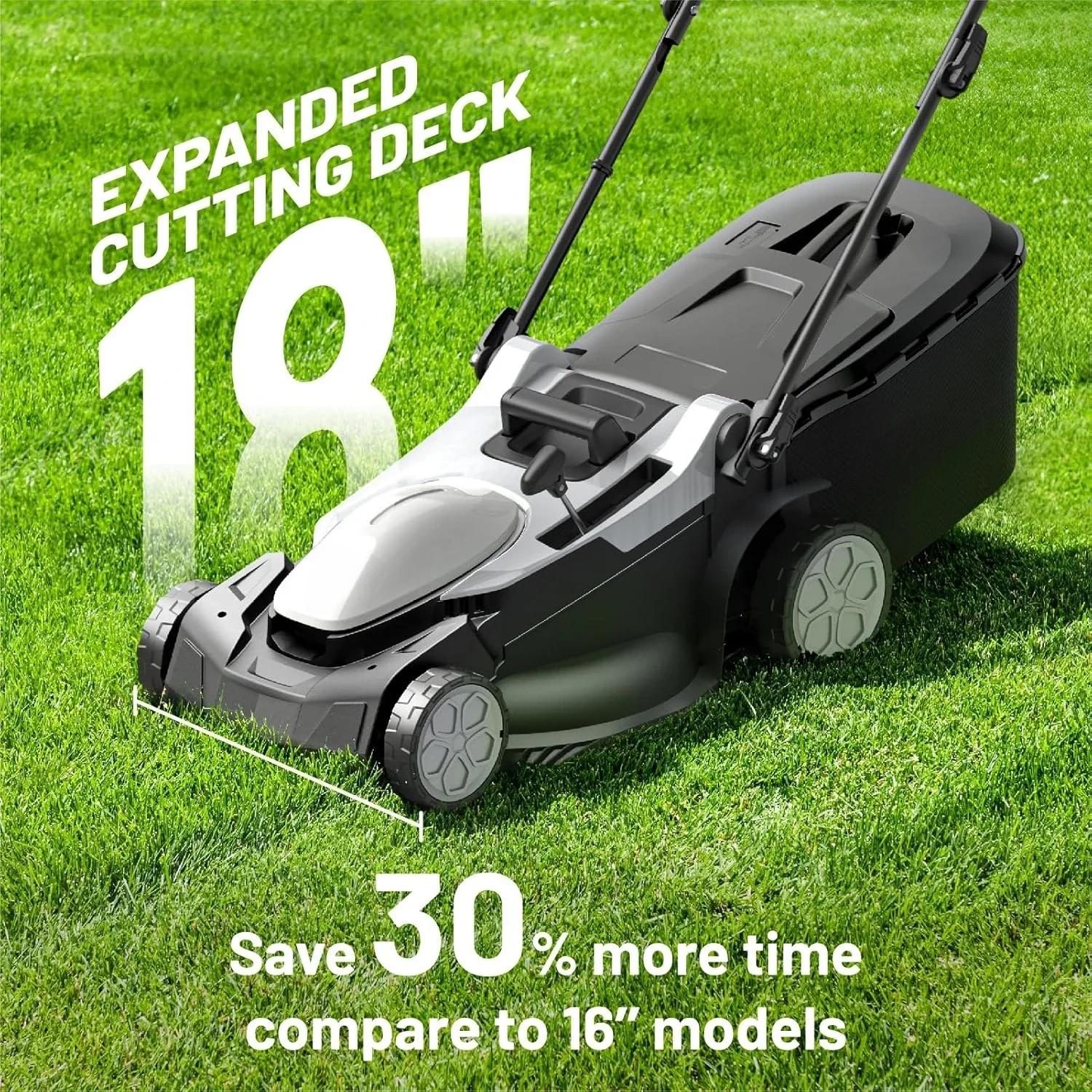 Lawn Mower 18" Electric Self Propelled for Garden Yards, Lightweight Cordless Lawn Mower Brushless 6-Position Height Adjustment
Lawn Mower 18" Electric Self Propelled for Garden Yards, Lightweight Cordless Lawn Mower Brushless 6-Position Height Adjustment
