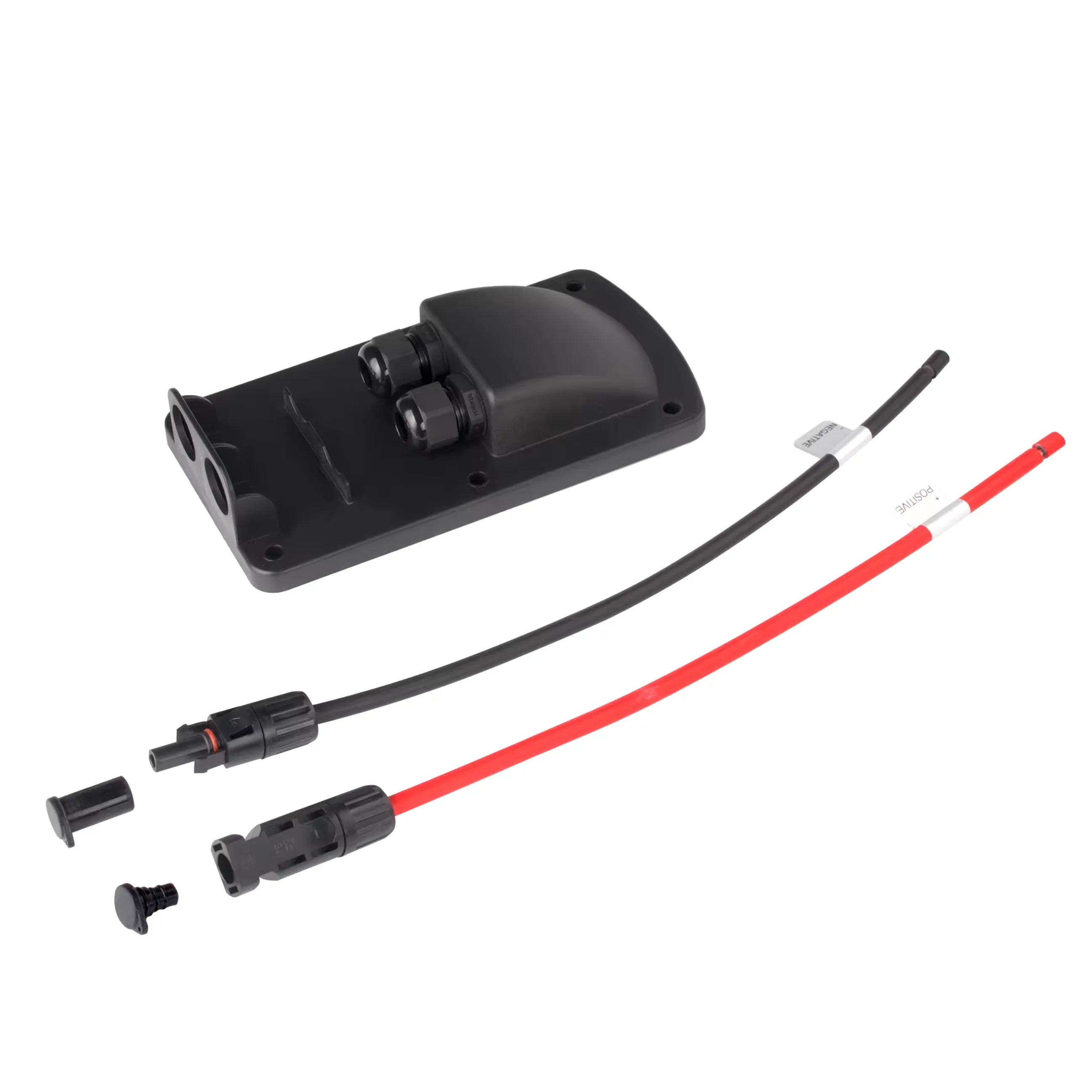 All4Caravan ABS Housing Double Cable Entry Gland Through RV Roof Solar Junction Box 10AWG Solar MC Extension Cable With Cap
All4Caravan ABS Housing Double Cable Entry Gland Through RV Roof Solar Junction Box 10AWG Solar MC Extension Cable With Cap