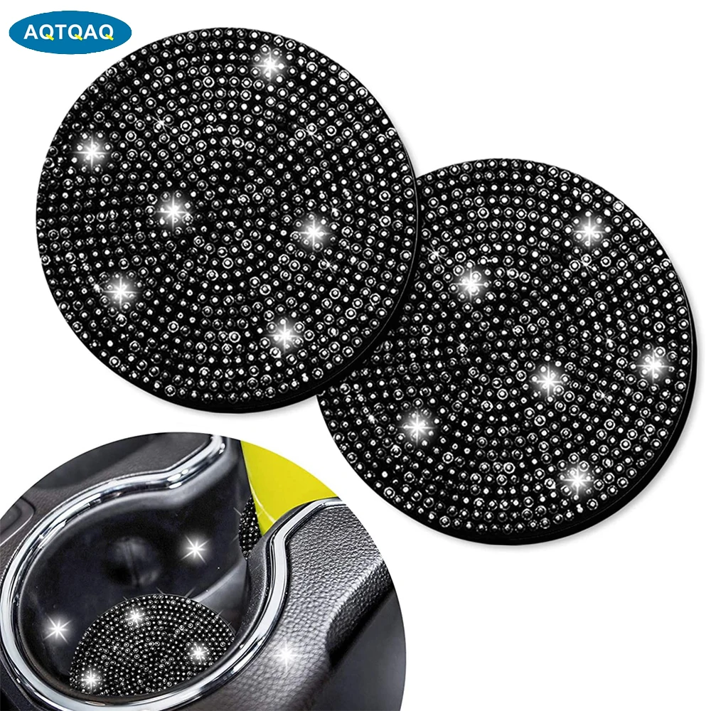 2Pcs Car Cup Coaster,Universal Bling Car Coaster Accessories,Silicone Anti-Slip Shockproof Fashion Vehicle Automotive Cup Holder
2Pcs Car Cup Coaster,Universal Bling Car Coaster Accessories,Silicone Anti-Slip Shockproof Fashion Vehicle Automotive Cup Holder