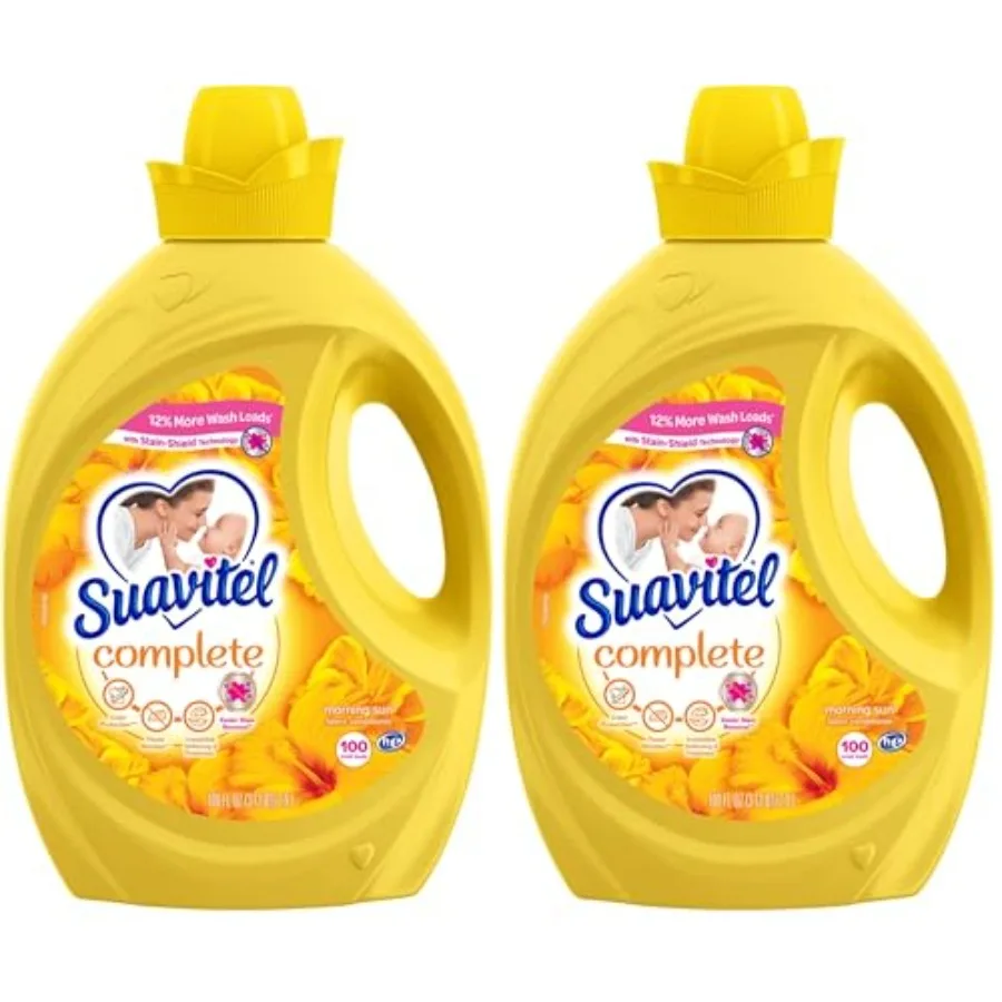 Suavitel Complete Liquid Fabric Conditioner, Laundry Fabric Softener with Fabric Protection Technology,,, Enough Liquid For 100
Suavitel Complete Liquid Fabric Conditioner, Laundry Fabric Softener with Fabric Protection Technology,,, Enough Liquid For 100
