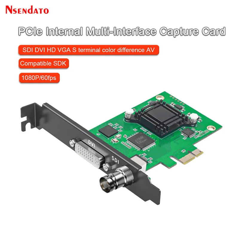 PCIe SDI HDMI VGA DVI CVBS Video Capture Card 1080p HDMI PCIE Video grabber Card For OBS Vmix Wirecast Xsplit Live Streaming PC
PCIe SDI HDMI VGA DVI CVBS Video Capture Card 1080p HDMI PCIE Video grabber Card For OBS Vmix Wirecast Xsplit Live Streaming PC