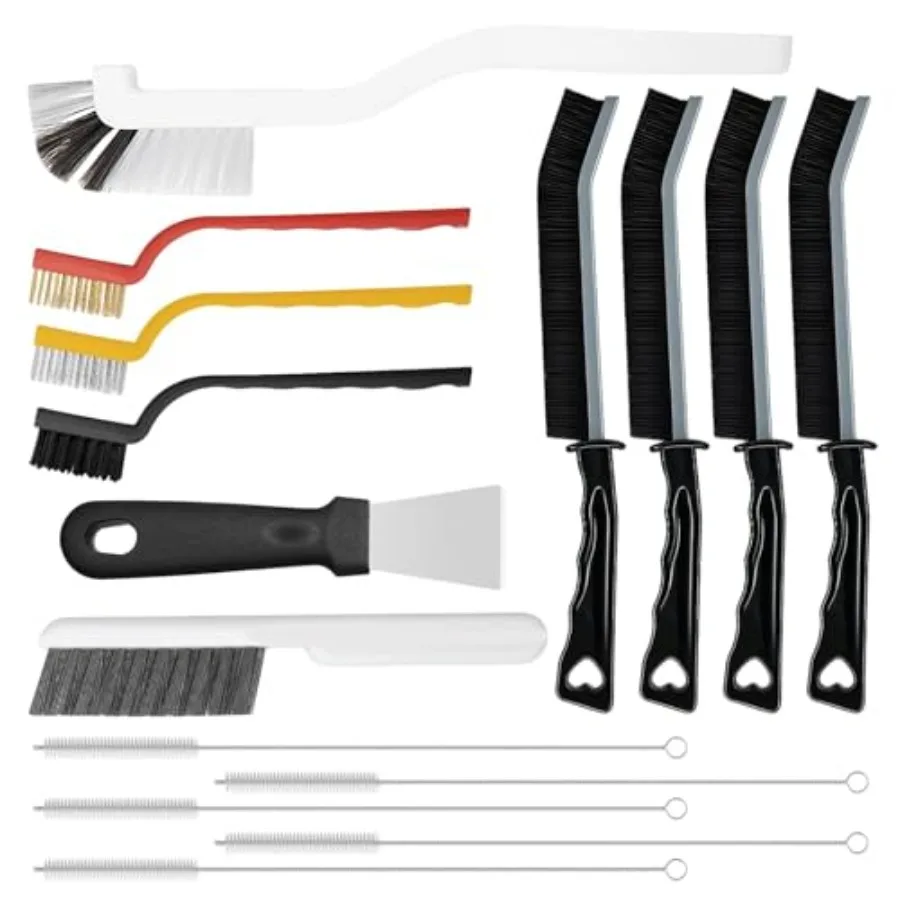 15pcs Crevice Cleaning Brush, Hard Bristle Scrub Brushes Tools, Multifunctional Grout Brush for Home, Bathroom, Ktichen, Window
15pcs Crevice Cleaning Brush, Hard Bristle Scrub Brushes Tools, Multifunctional Grout Brush for Home, Bathroom, Ktichen, Window