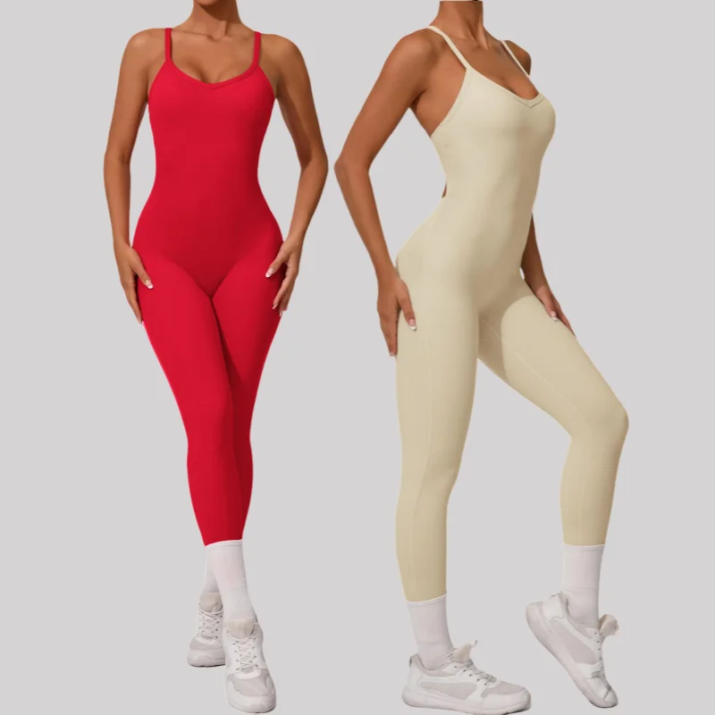 Women's Seamless Yoga Jumpsuit Adjustable Buckle Cross Waist High Waisted Butt Lifting Fitness Running Gym Workout Bodysuit
Women's Seamless Yoga Jumpsuit Adjustable Buckle Cross Waist High Waisted Butt Lifting Fitness Running Gym Workout Bodysuit