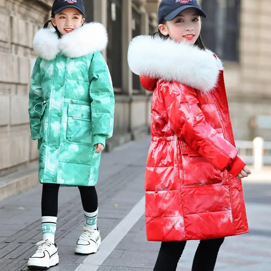 Baby Girl Down Jacket Real Fur Collar Thicker Bright Long White Duck Down Outfit Kids Winter New Parka 6-14 Years Wz982
Baby Girl Down Jacket Real Fur Collar Thicker Bright Long White Duck Down Outfit Kids Winter New Parka 6-14 Years Wz982