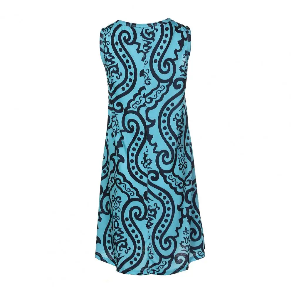 Loose Dress Floral Print Summer Dress for Women O Neck A-line Casual Beach Mini Dress Soft Breathable Above Knee Length Style
Loose Dress Floral Print Summer Dress for Women O Neck A-line Casual Beach Mini Dress Soft Breathable Above Knee Length Style