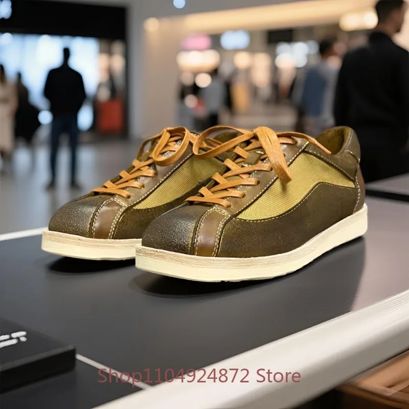 Мужская повседневная обувь ручной работы, парусиновые низкие туфли из мытой воловьей кожи в стиле пэчворк, рабочая обувь в британском стиле в стиле ретро, Zapatos Hombre
Мужская повседневная обувь ручной работы, парусиновые низкие туфли из мытой воловьей кожи в стиле пэчворк, рабочая обувь в британском стиле в стиле ретро, Zapatos Hombre