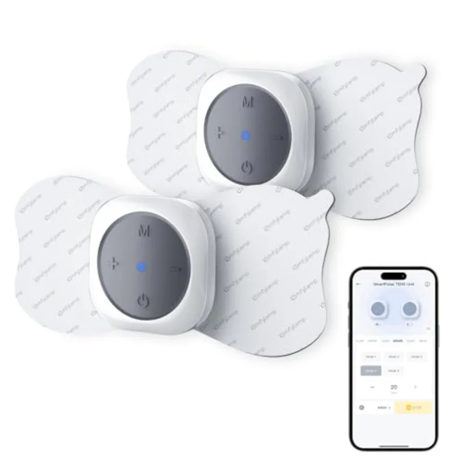 Comfytemp Wireless TENS Unit Machine for Pain Relief in Daily Use and Physical Therapy FSA and HSA Eligible Features Two Sets o
Comfytemp Wireless TENS Unit Machine for Pain Relief in Daily Use and Physical Therapy FSA and HSA Eligible Features Two Sets o