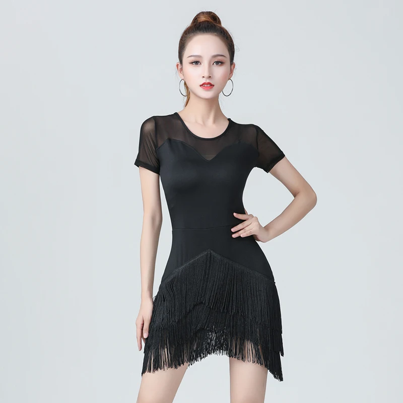 Women Latin Ballroom Dance Dress Professional Lace Patchwork Sides Split Swing Dresses Irregular Tango Chacha Dancewear
Women Latin Ballroom Dance Dress Professional Lace Patchwork Sides Split Swing Dresses Irregular Tango Chacha Dancewear