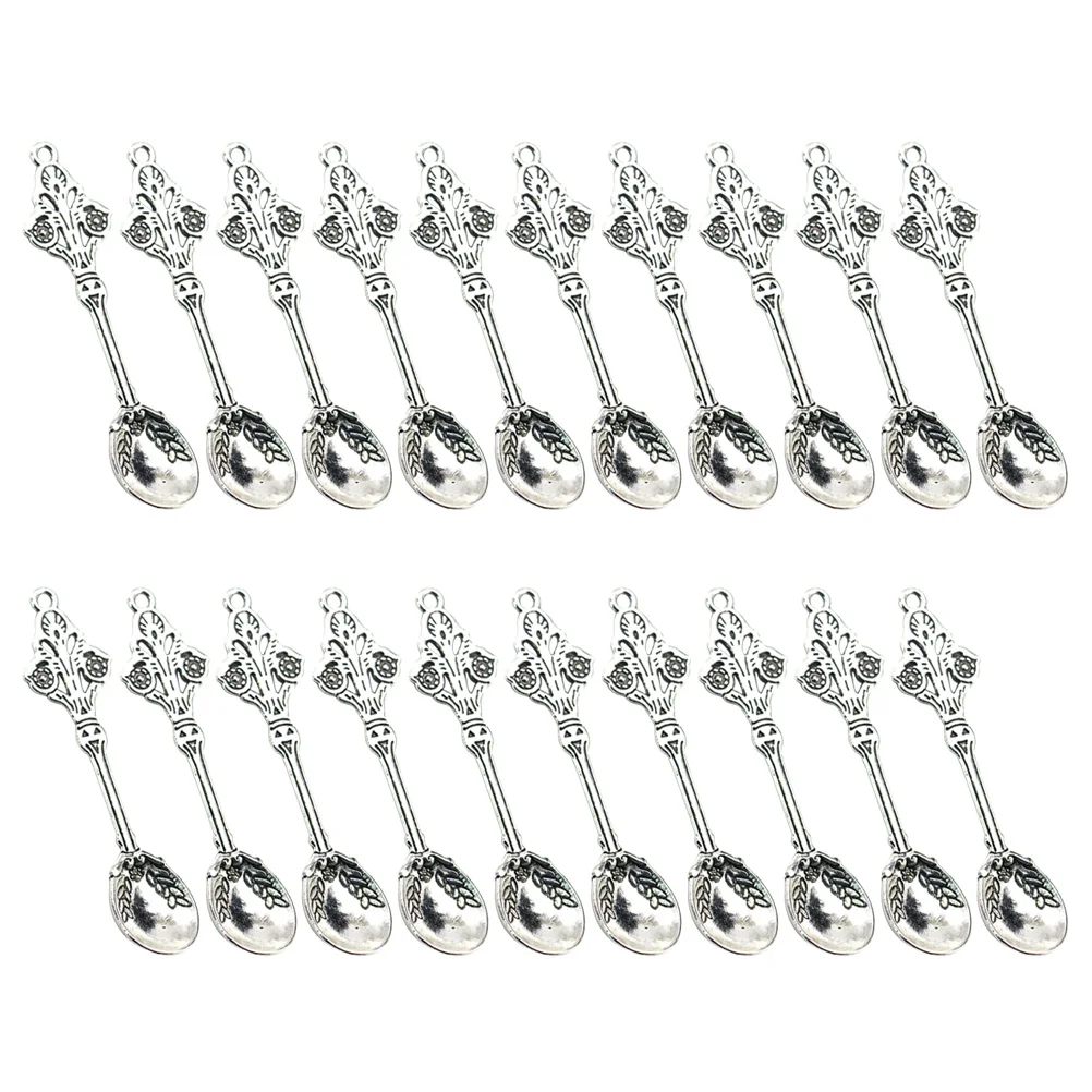 20 Pcs Alloy Spoon Pendant Silver DIY Charms Jewelry Making Pendants Craft Supplies Necklace Bracelet Earrings
20 Pcs Alloy Spoon Pendant Silver DIY Charms Jewelry Making Pendants Craft Supplies Necklace Bracelet Earrings
