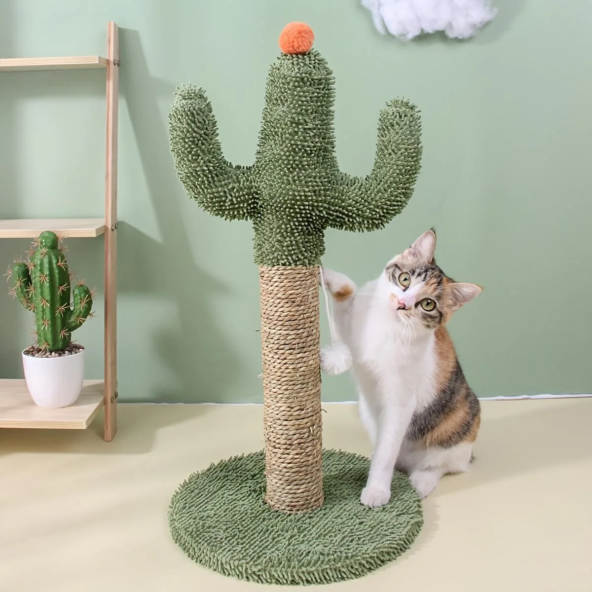 Interactive Cactus Cat Board Toy Durable Scratching Surface Indoor Cats - Fun Pet Item Suitable For Play And Exercise
Interactive Cactus Cat Board Toy Durable Scratching Surface Indoor Cats - Fun Pet Item Suitable For Play And Exercise