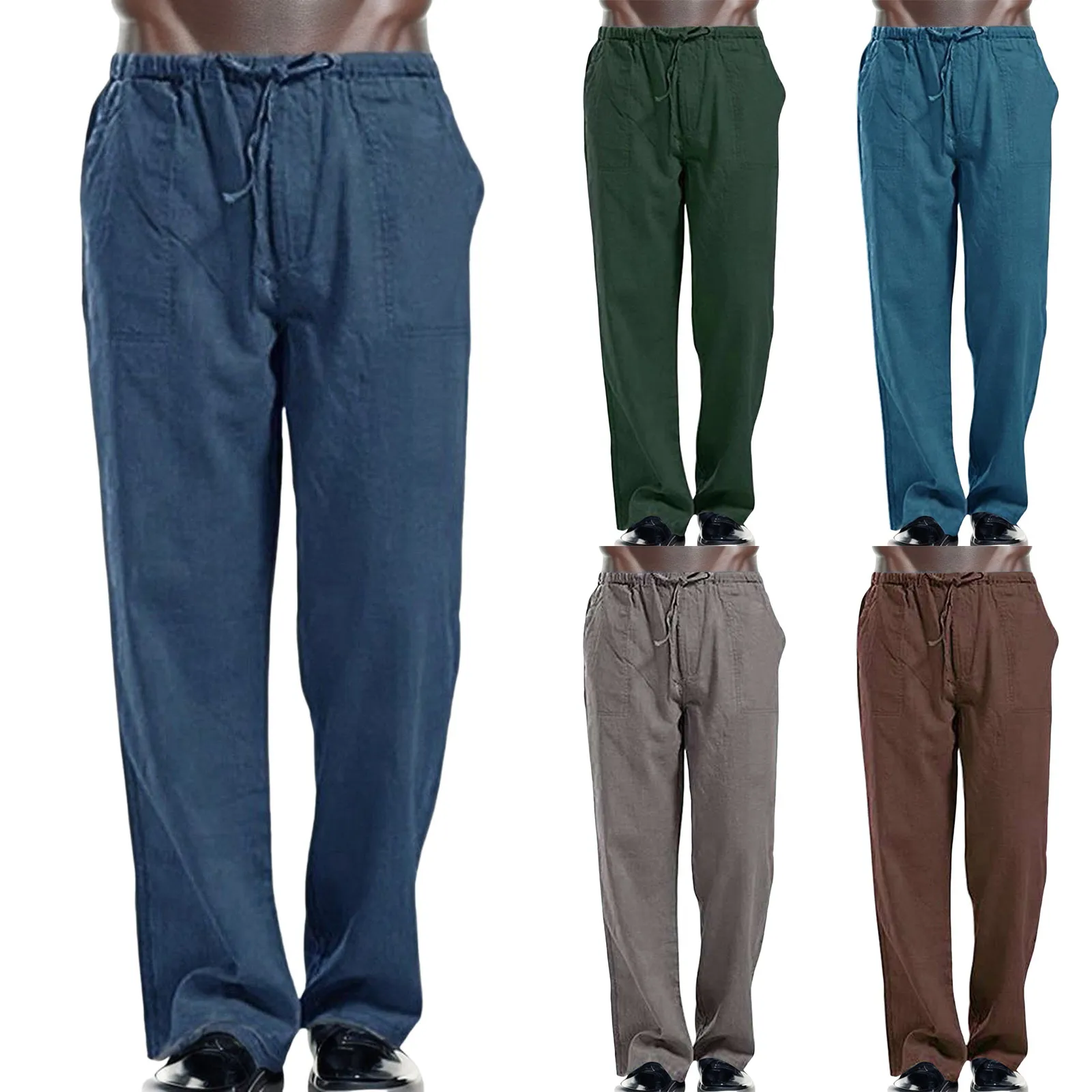 Fashion Mens Linen Wide Pants Korean Trousers Oversize Sports Streetwear Male Spring Yoga Pants Casual Men Clothing Sweatpants
Fashion Mens Linen Wide Pants Korean Trousers Oversize Sports Streetwear Male Spring Yoga Pants Casual Men Clothing Sweatpants