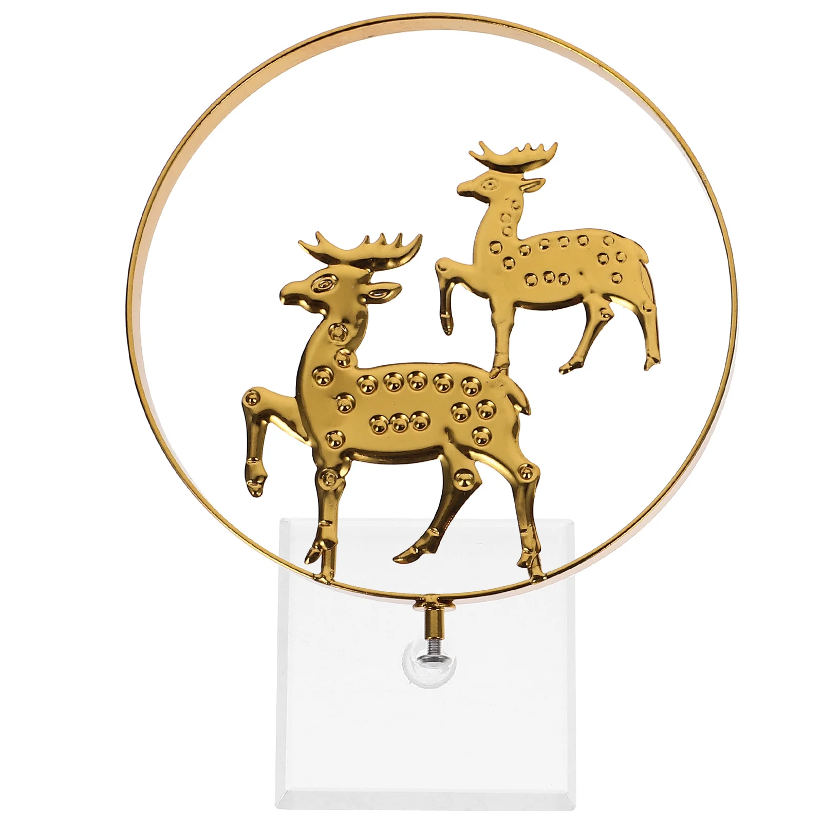 Christmas Elk Table Decoration Metal Crystal Desktop Decor for Home Office Farmhouse Xmas Party Mantle Bookshelf Fireplace
Christmas Elk Table Decoration Metal Crystal Desktop Decor for Home Office Farmhouse Xmas Party Mantle Bookshelf Fireplace