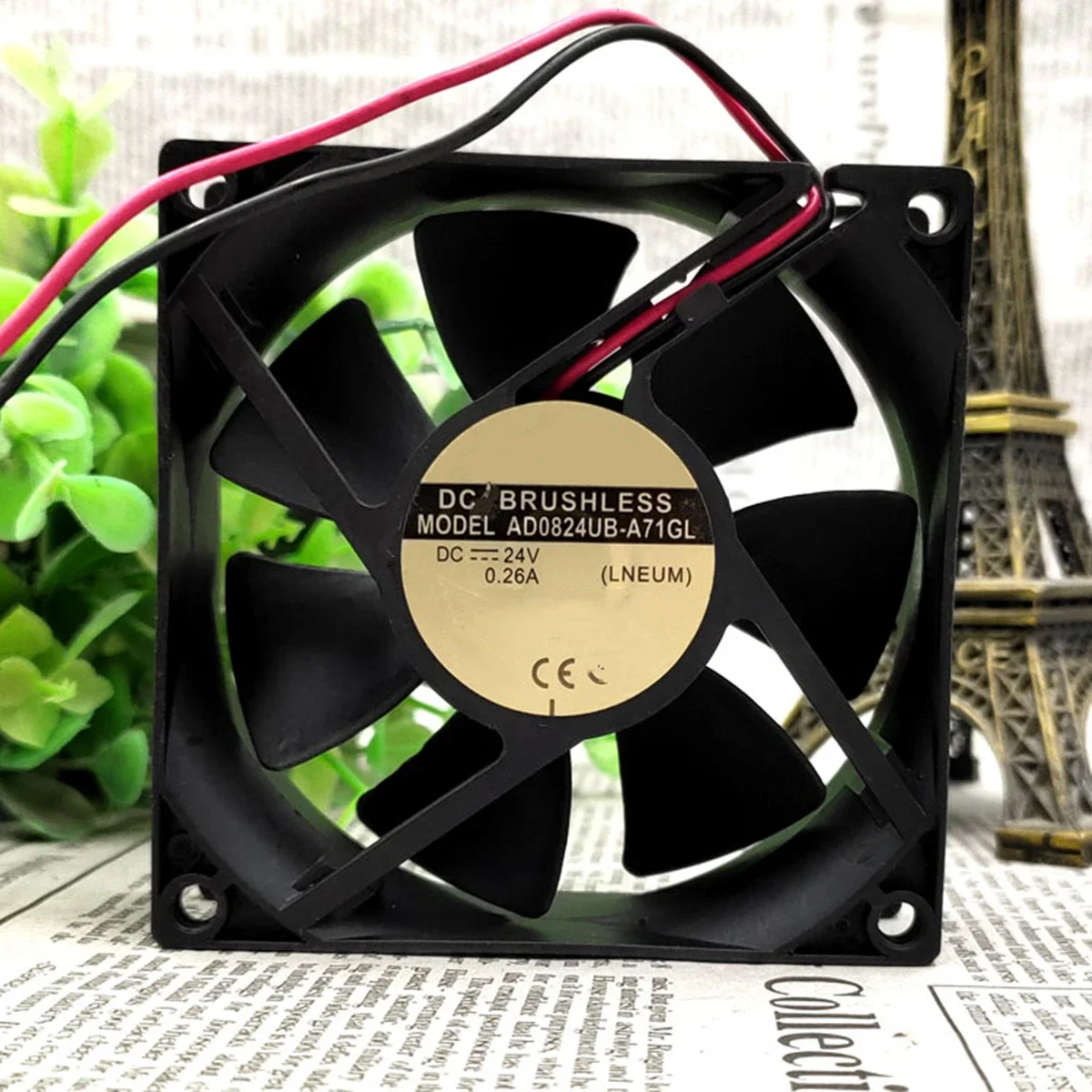 Cooling Fan AD0824UB-A71GL DC 24V 0.26A 8cm 8025 80*80*25mm 2-Wire
Cooling Fan AD0824UB-A71GL DC 24V 0.26A 8cm 8025 80*80*25mm 2-Wire