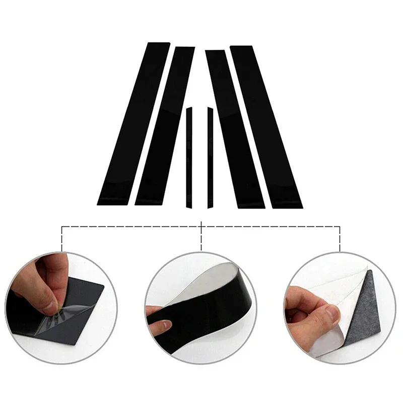 For Honda Accord CM4 CM5 CM6 CM7 CM8 2003-2007 6PCS Glossy Black Window Pillar Posts Molding Cover Trims Stickers
For Honda Accord CM4 CM5 CM6 CM7 CM8 2003-2007 6PCS Glossy Black Window Pillar Posts Molding Cover Trims Stickers