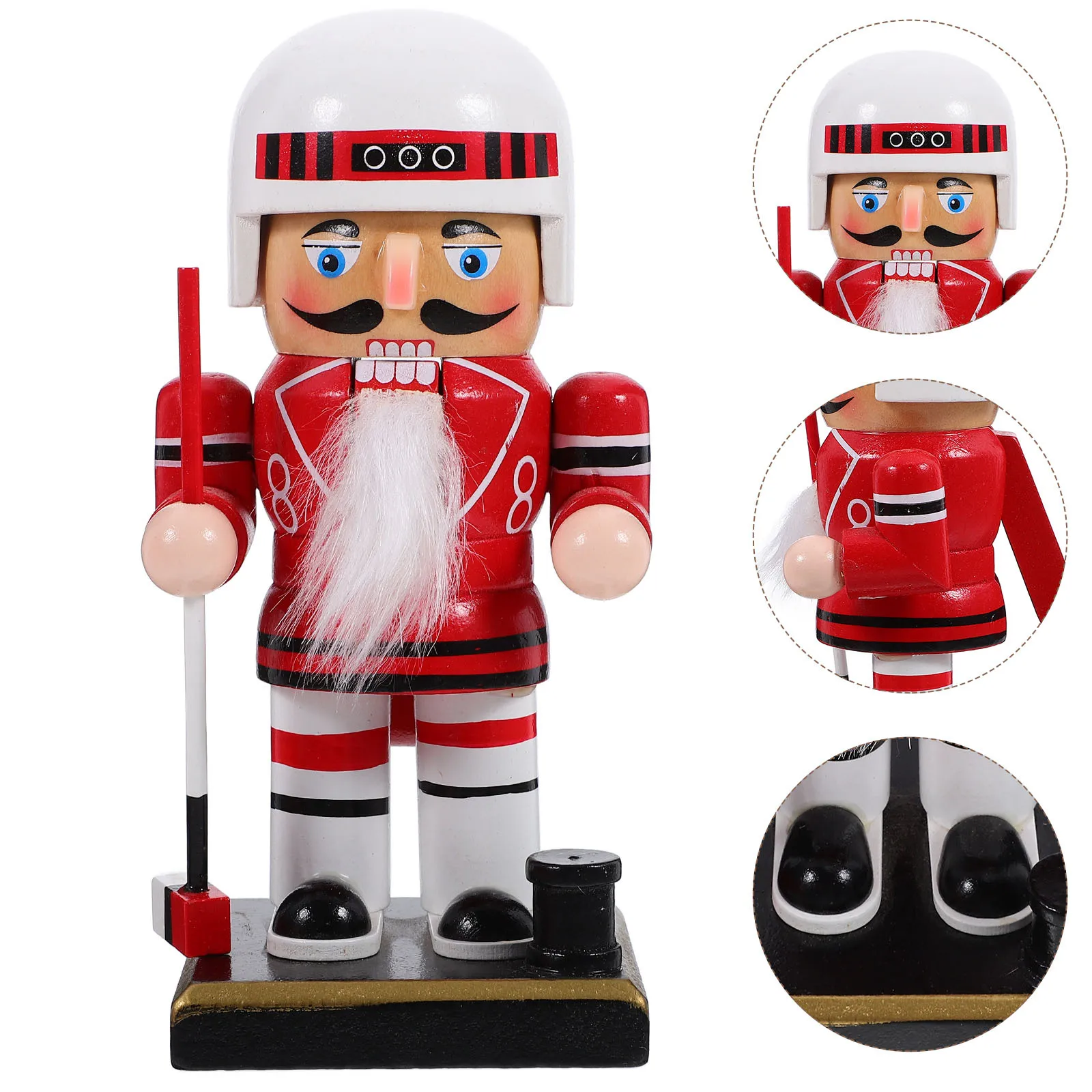 Wooden Nutcracker Figure Christmas Decor Small Tall Xmas Tabletop Ornament For Holiday Home Mantel Shelf Display Desktop
Wooden Nutcracker Figure Christmas Decor Small Tall Xmas Tabletop Ornament For Holiday Home Mantel Shelf Display Desktop