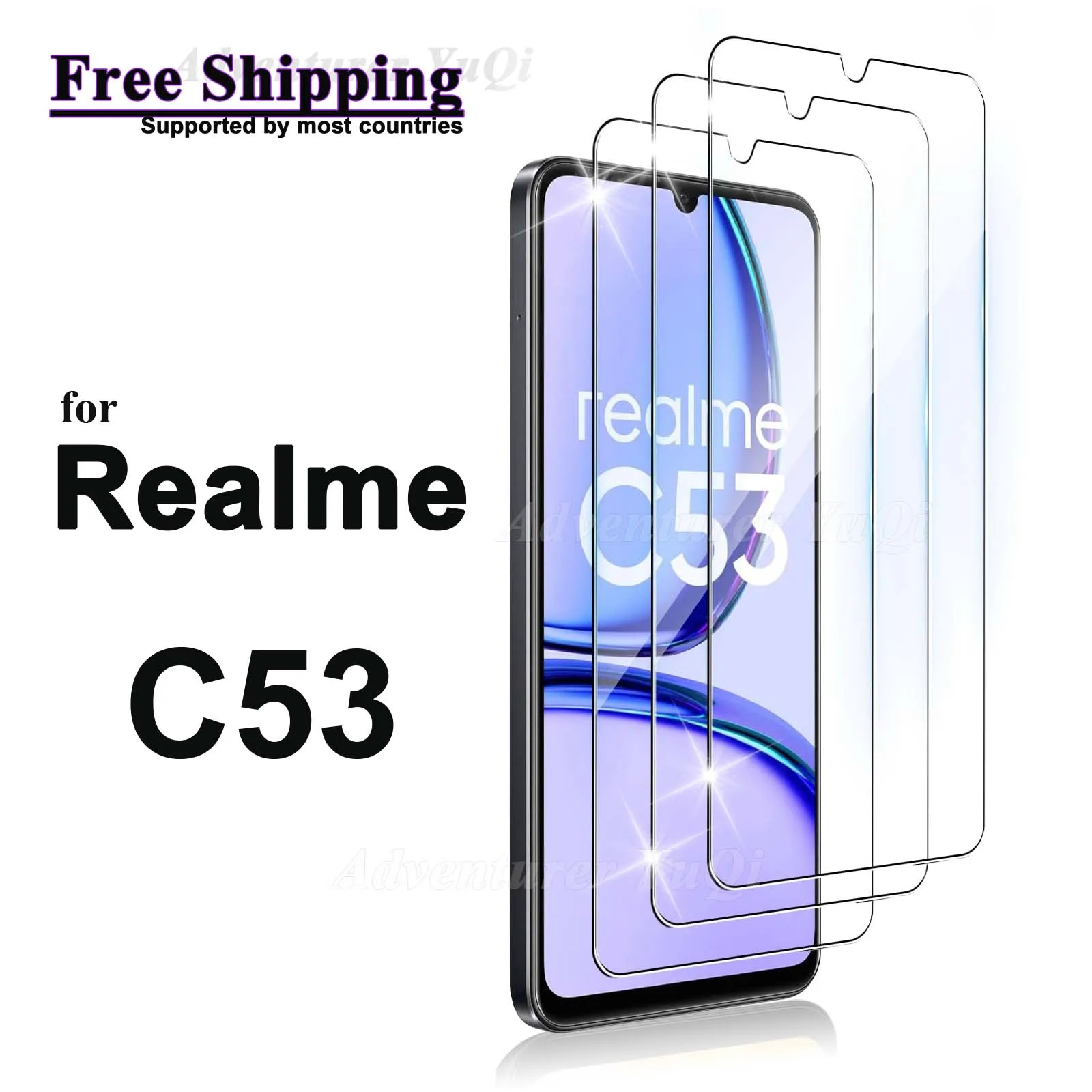 Screen Protector for Realme C53 Tempered Glass Crystal HD 9H Transparent Anti Scratch Case Friendly Mica High Aluminum
Screen Protector for Realme C53 Tempered Glass Crystal HD 9H Transparent Anti Scratch Case Friendly Mica High Aluminum