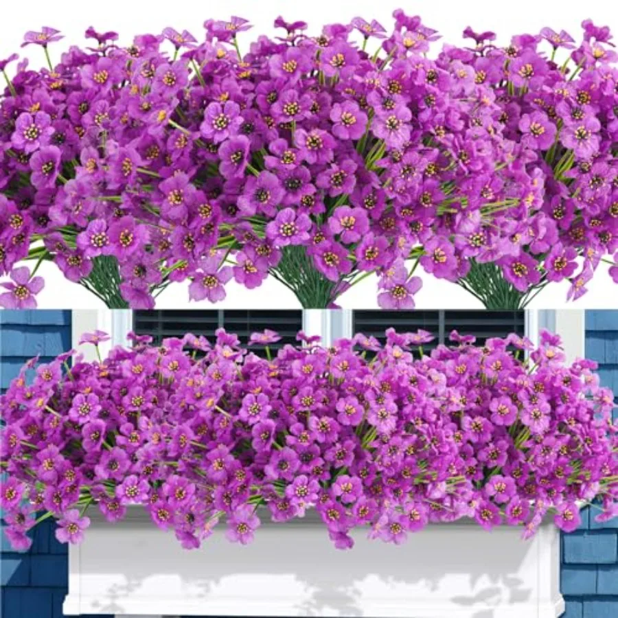 Artificial Flowers for Outdoors UV Resistant Faux Plants Outdoor Fake Flowers for Outside Home Porch Window Box Spring Summer D
Artificial Flowers for Outdoors UV Resistant Faux Plants Outdoor Fake Flowers for Outside Home Porch Window Box Spring Summer D