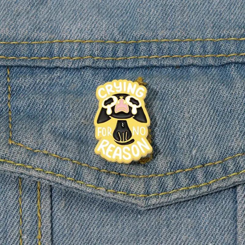 Crying Cat Enamel Pins Custom Black Kitten Brooches Lapel Badges Gold Color Lovely Animal Jewelry Gift for Kids Friends
Crying Cat Enamel Pins Custom Black Kitten Brooches Lapel Badges Gold Color Lovely Animal Jewelry Gift for Kids Friends